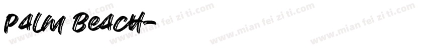 palm beach字体转换